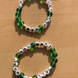 Call it what you want Taylor swift eras tour ocean and White Beaded Bracelets